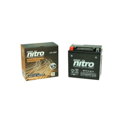 Accu ntx14-bs/ytx14-bs sla/gel o.a. MP3 BMW 12amp nitro € 74 , 40 Niet op voorraad Verkrijgbaar via nalevering