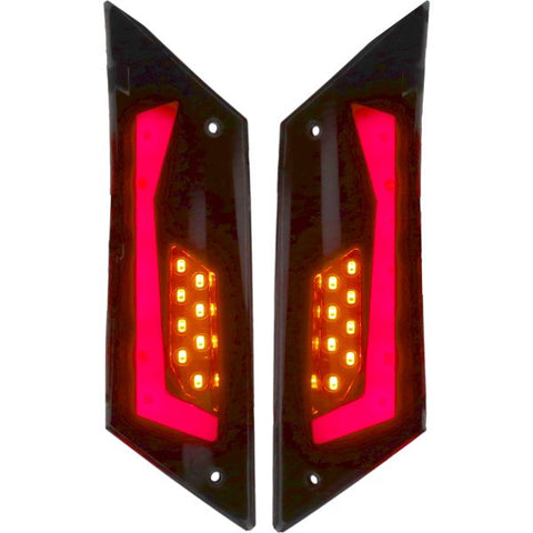 Knipperlichtset DMP achter LED sport tube rood smoke – Piaggio Zip 50