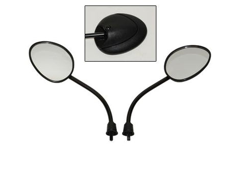 Spiegelset DMP E-keur zwart – Piaggio Zip 50