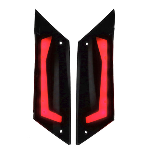 Knipperlichtset DMP achter LED sport tube rood smoke – Piaggio Zip 50