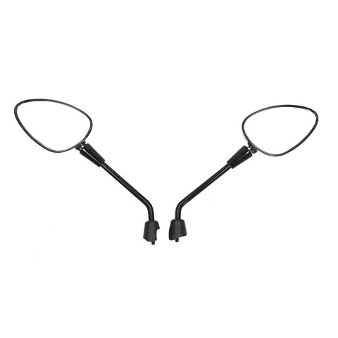 Spiegelset DMP lang M8 zwart glans – Piaggio Zip 50