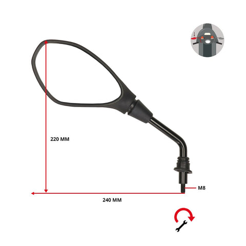 Spiegel Piaggio cm180604 links – Piaggio Fly 50