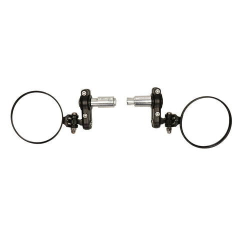 Spiegelset DMP rond bar-end carbon – Piaggio Zip 50