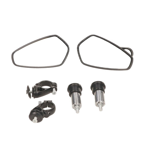 Spiegelset DMP ovaal bar-end carbon – Piaggio Zip 50