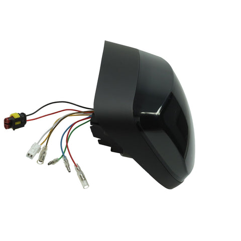 Achterlicht Power1 E-keur + knipperlichten LED smoke zwart mat – Vespa Primavera 50, Sprint 50