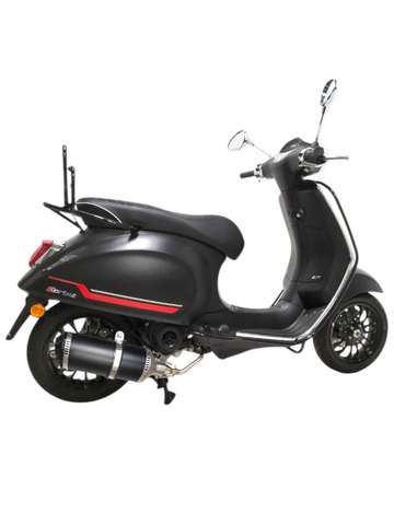 Uitlaat Power1 Evo-1 zwart aluminium Euro 2 – Piaggio Zip 50