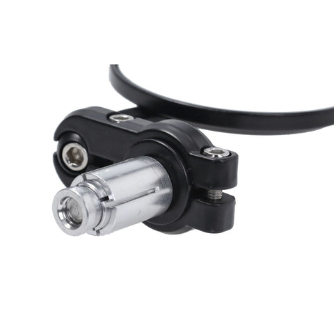 Spiegelset DMP rond bar-end zwart – Piaggio Zip 50