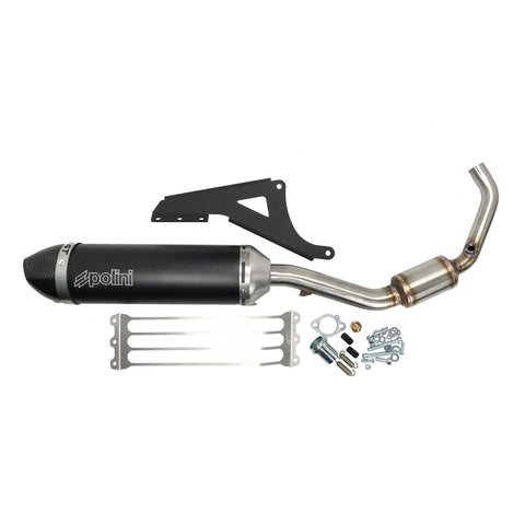Uitlaat Polini 190.2001 Evolution zwart – Vespa Primavera 125 en meer
