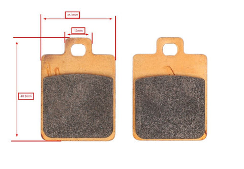Remblokken Malossi 6212178/6215006 voor synthetisch Heng Tong – Piaggio Zip 50