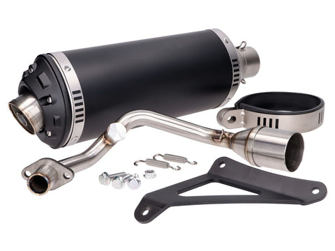 Uitlaat Power1 Evo-1 zwart Euro 4 – Piaggio Zip 50
