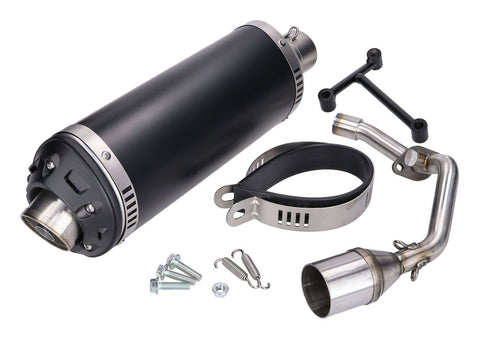 Uitlaat Power1 Evo-1 zwart Euro 5 – Piaggio Zip 50