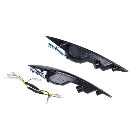 Knipperlichtset DMP voor LED SP dagrijverlichting donker smoke – Piaggio Zip 50