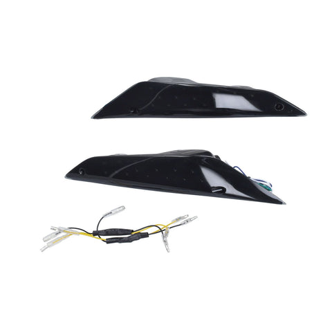Knipperlichtset DMP voor LED SP dagrijverlichting donker smoke – Piaggio Zip 50