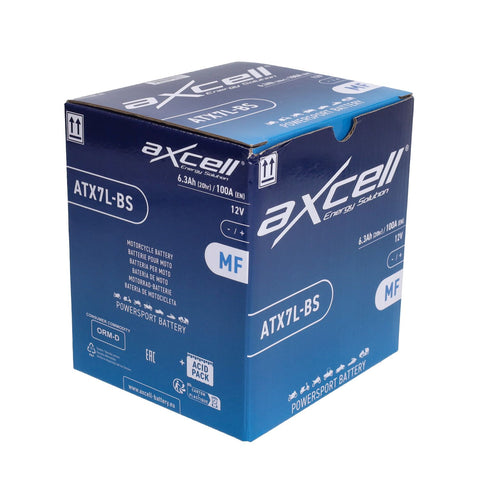 Accu Axcell YTX7L-BS – Piaggio Zip 50, Liberty 50
