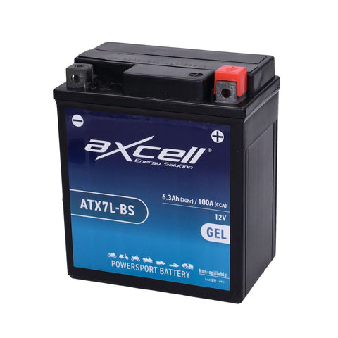 Accu Axcell YTX7L-BS SLA/gel – Piaggio Zip 50, Liberty 50