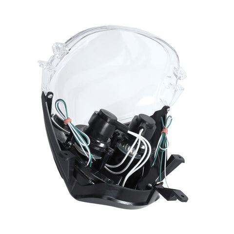 Koplamp DMP LED zwart – Piaggio Zip 50