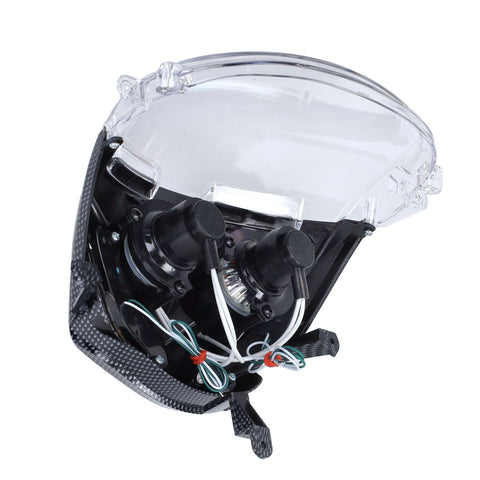 Koplamp DMP LED carbon – Piaggio Zip 50