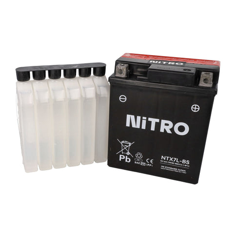 Accu Nitro YTX7L-BS – Piaggio Zip 50, Liberty 50