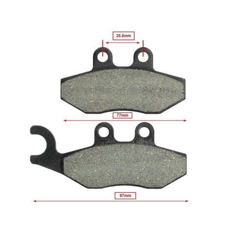 Remblokken Malossi 6215013bb voor – Piaggio Fly 50