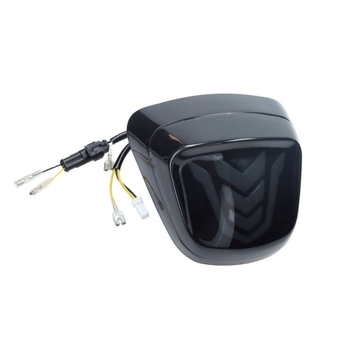 Achterlicht DMP LED EVO-1 smoke zwart glans – Vespa Primavera 50, Sprint 50