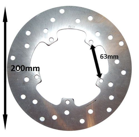 Remschijf DMP voor 200mm – Piaggio Fly 50, Zip 50