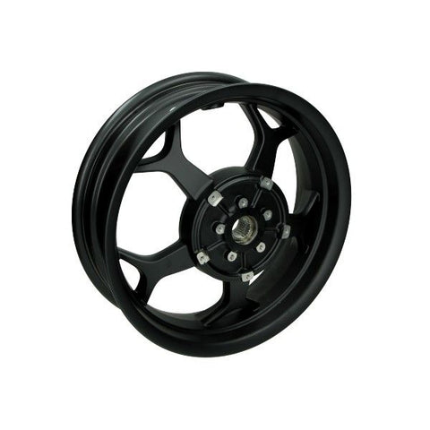 Achterwiel Piaggio 1c003493 14 inch sport zwart glans – Piaggio MP3 500, MP3 400