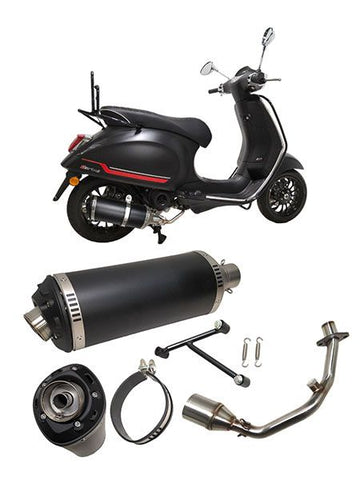 Uitlaat Power1 Evo-1 zwart Euro 5 – Piaggio Zip 50