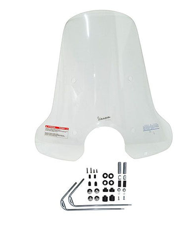 Windscherm Piaggio 1b006338 hoog helder met bevestigingsset – Vespa GTS 300