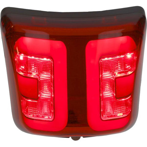Achterlicht Power1 LED tube rood mat zwart – Vespa GTS 300