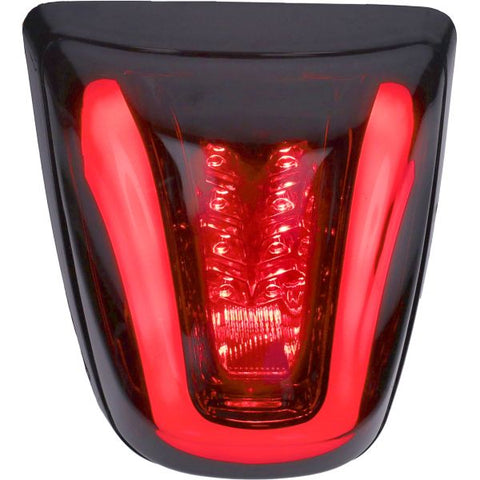 Achterlicht DMP LED tube E-keur zwart glans smoke – Vespa Primavera 50, Sprint 50