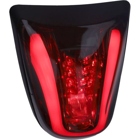 Achterlicht DMP LED tube E-keur mat zwart smoke – Vespa Primavera 50, Sprint 50