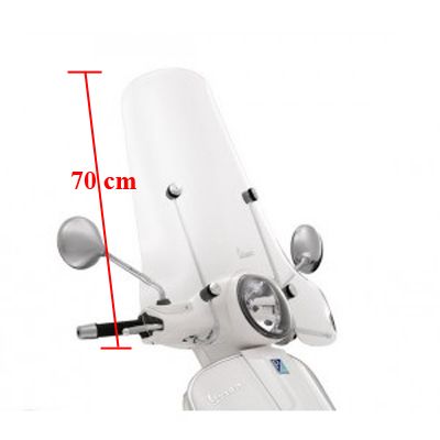 Windscherm Piaggio 654451 hoog 70cm met bevestigingsset – Vespa GTS 300