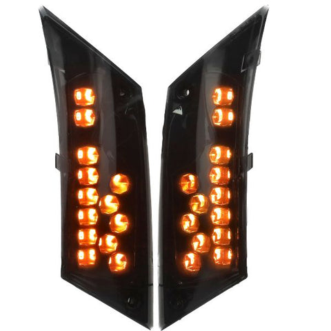 Knipperlichtset DMP achter LED SP smoke – Piaggio Zip 50
