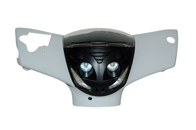 Koplamp DMP LED zwart – Piaggio Zip 50