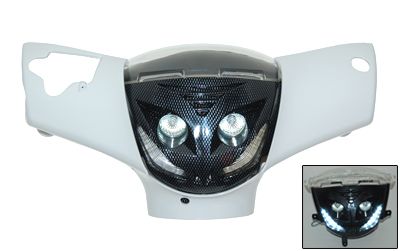 Koplamp DMP LED carbon – Piaggio Zip 50